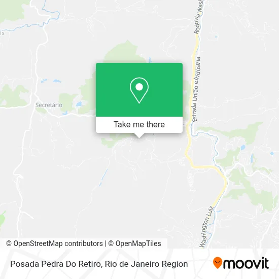 Posada Pedra Do Retiro map