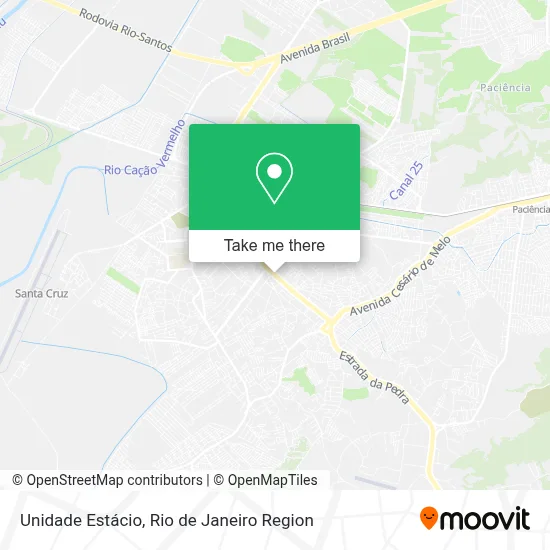 Unidade Estácio map