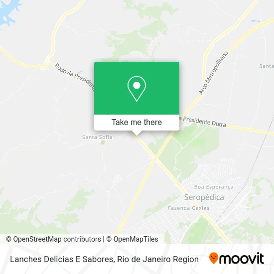 Lanches Delicias E Sabores map