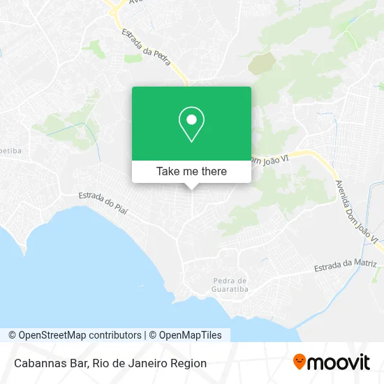 Cabannas Bar map