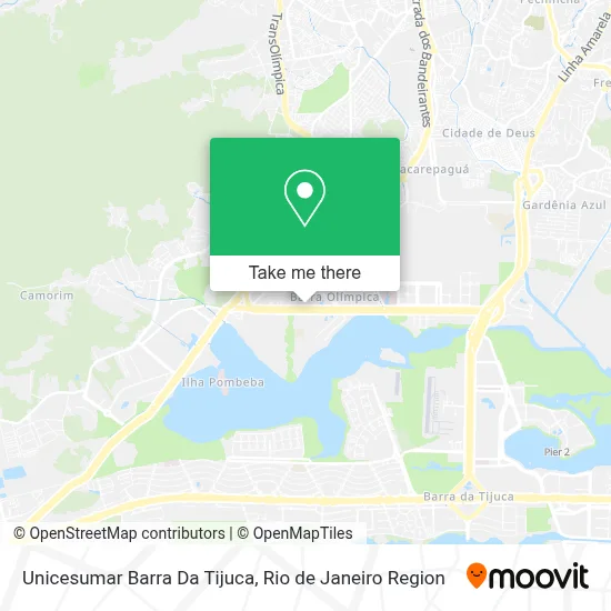 Unicesumar Barra Da Tijuca map