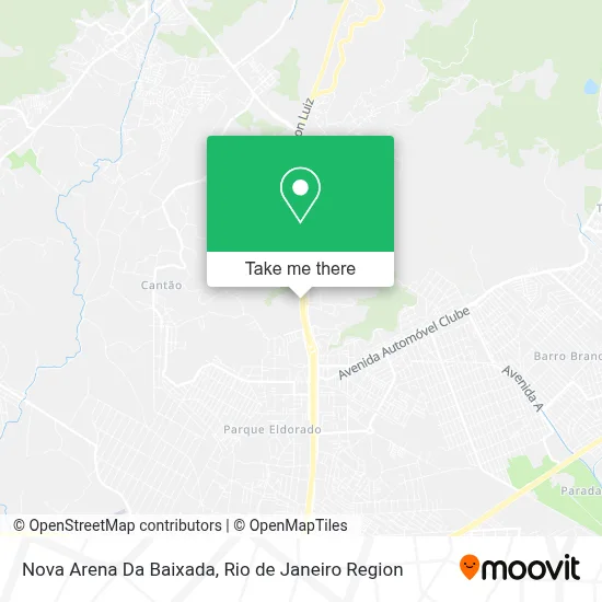 Nova Arena Da Baixada map