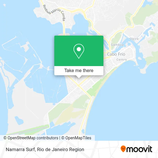 Namarra Surf map