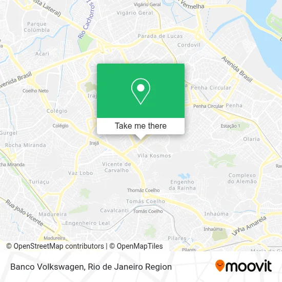Banco Volkswagen map