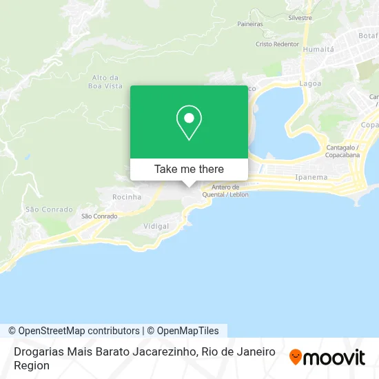 Drogarias Mais Barato Jacarezinho map