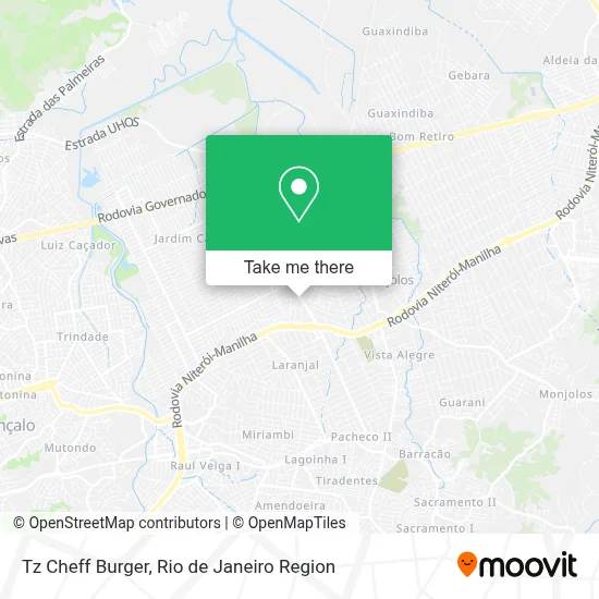 Tz Cheff Burger map