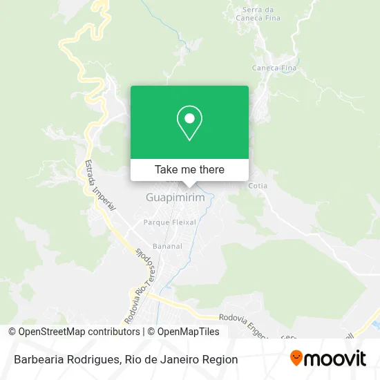 Barbearia Rodrigues map