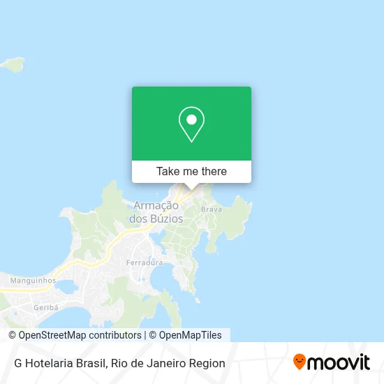 G Hotelaria Brasil map