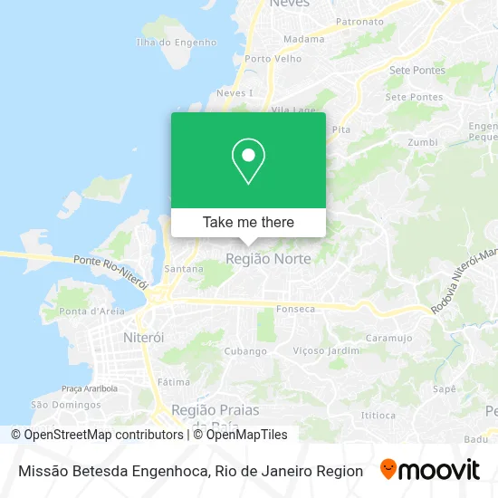 Missão Betesda Engenhoca map