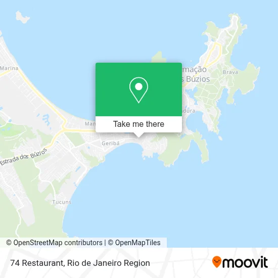 74 Restaurant map