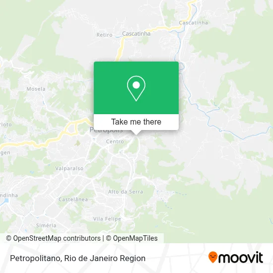 Petropolitano map