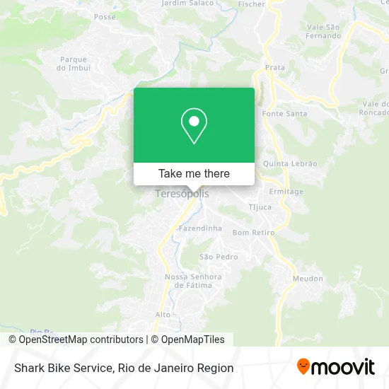 Shark Bike Service map
