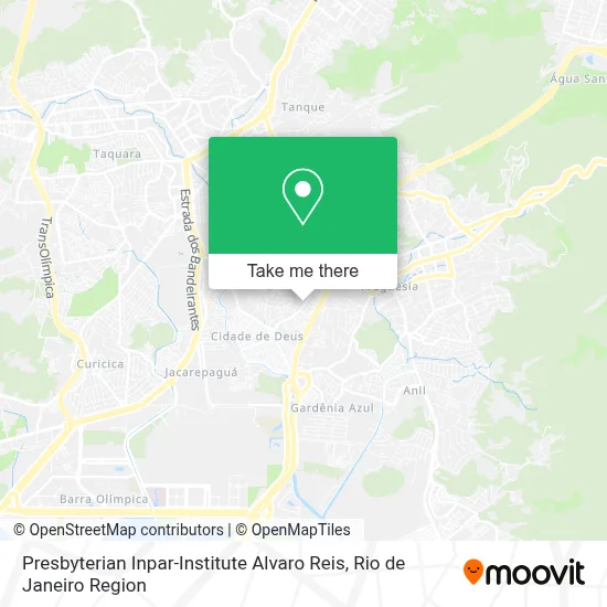 Presbyterian Inpar-Institute Alvaro Reis map
