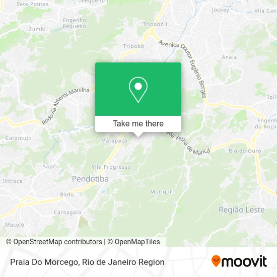 Praia Do Morcego map