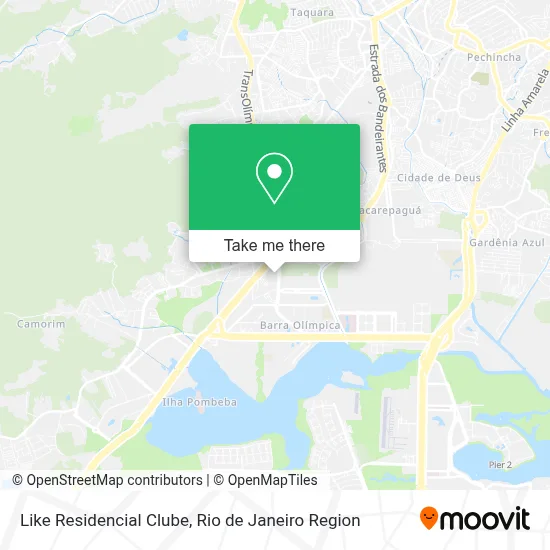 Like Residencial Clube map