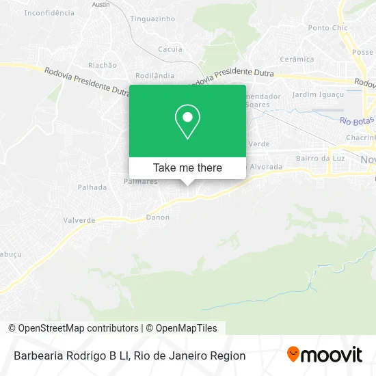 Barbearia Rodrigo B Ll map