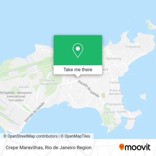 Crepe Maravilhas map