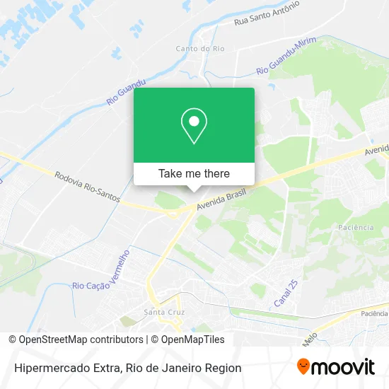 Hipermercado Extra map