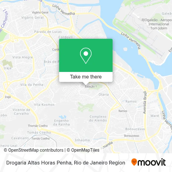 Drogaria Altas Horas Penha map