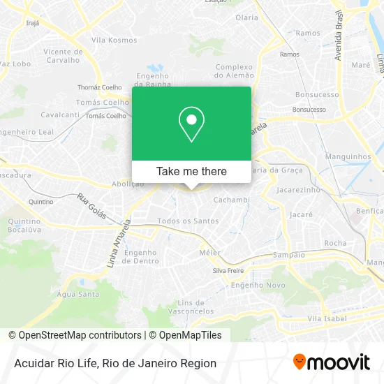 Acuidar Rio Life map