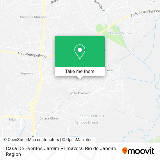 Casa De Eventos Jardim Primavera map