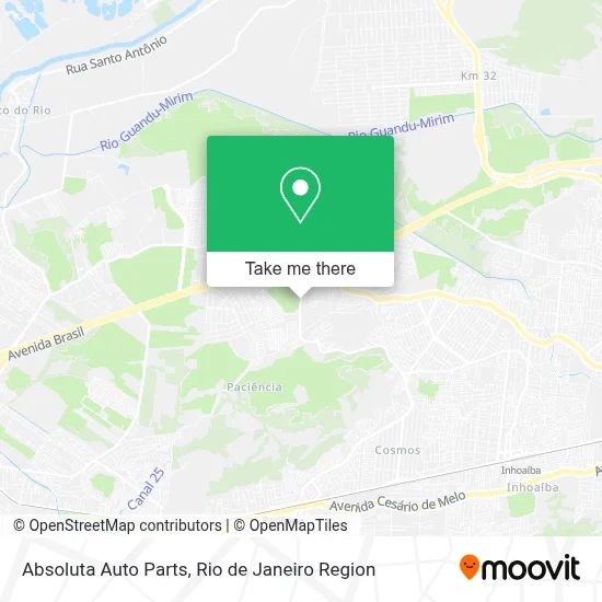 Absoluta Auto Parts map