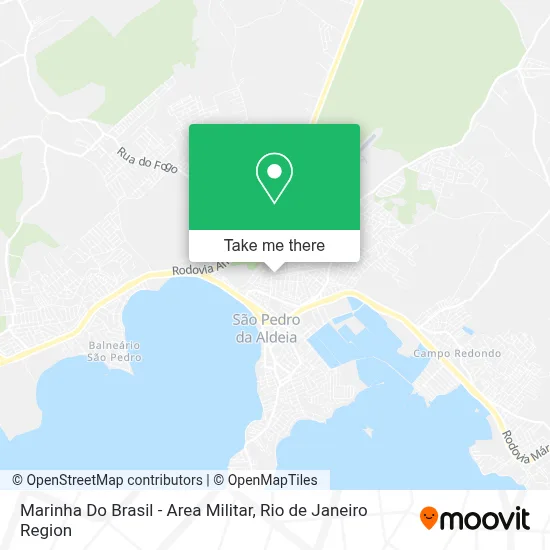 Marinha Do Brasil - Area Militar map