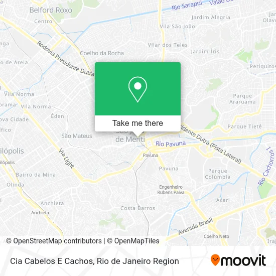 Cia Cabelos E Cachos map