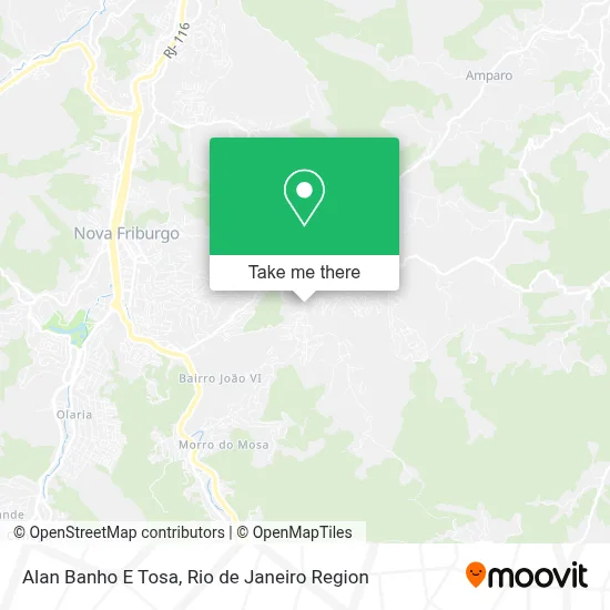 Alan Banho E Tosa map