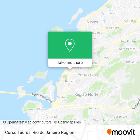 Curso Taurus map