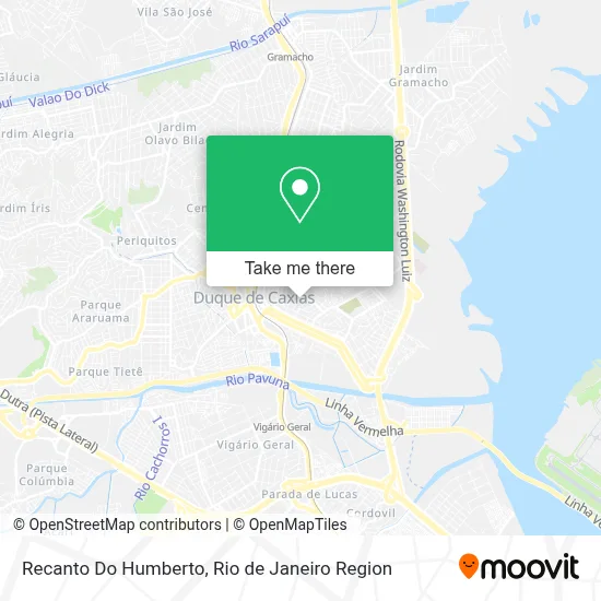 Recanto Do Humberto map
