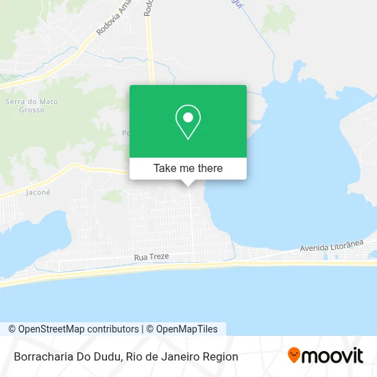 Borracharia Do Dudu map