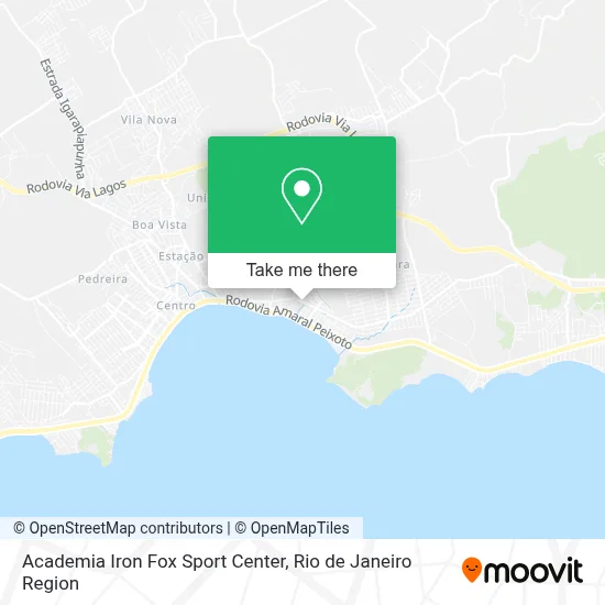 Academia Iron Fox Sport Center map