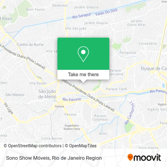 Sono Show Móveis map