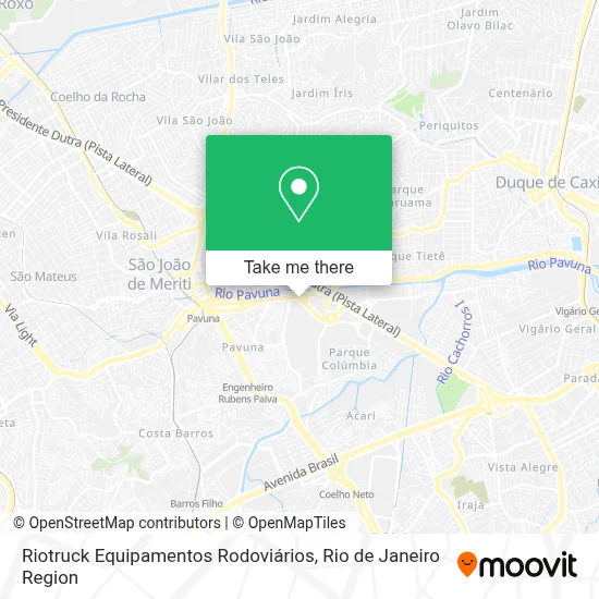 Riotruck Equipamentos Rodoviários map