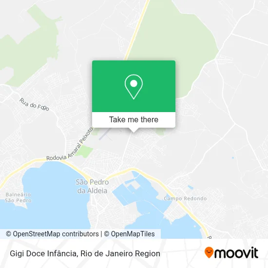 Gigi Doce Infância map