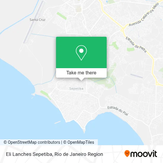 Eli Lanches Sepetiba map