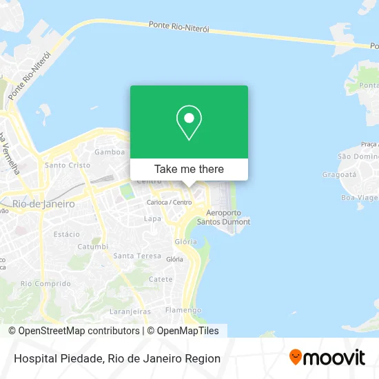 Hospital Piedade map