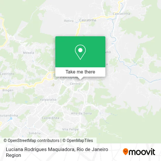 Luciana Rodrigues Maquiadora map