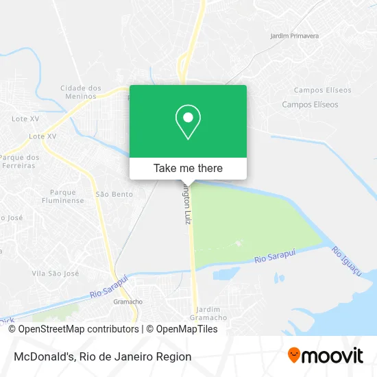 Mcdonald's map