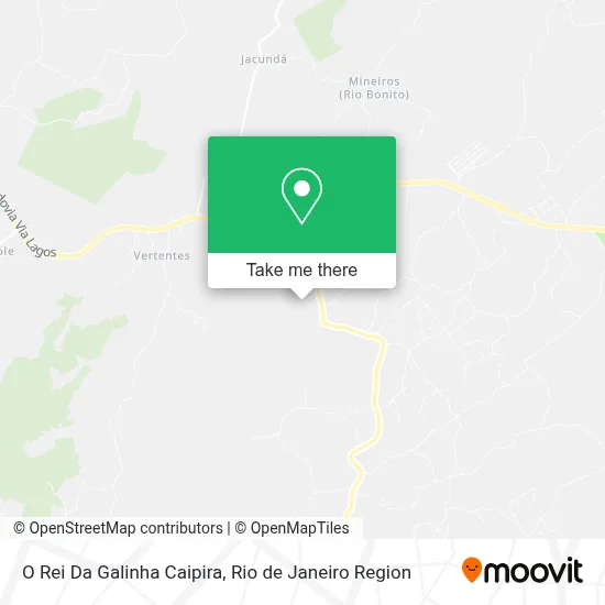O Rei Da Galinha Caipira map