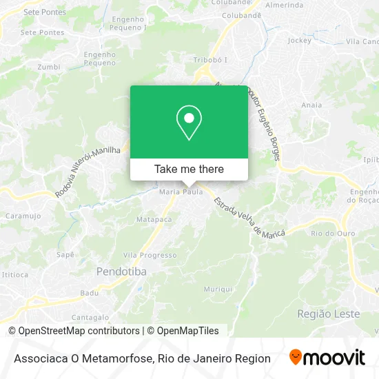 Associaca O Metamorfose map