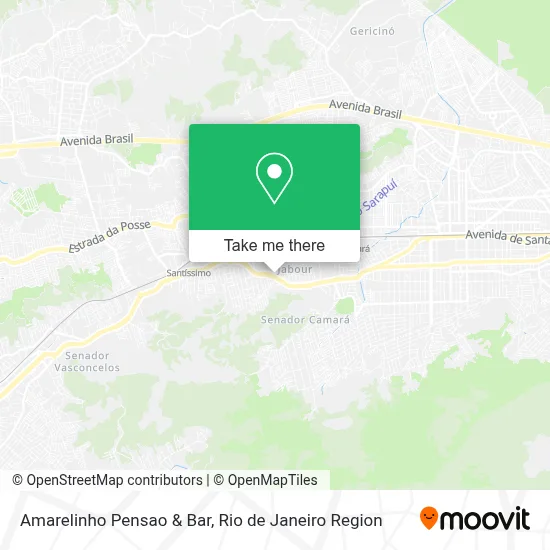 Amarelinho Pensao & Bar map
