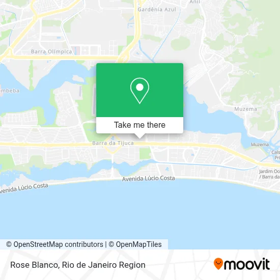 Rose Blanco map