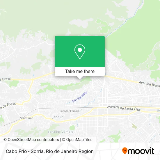 Cabo Frio - Sorria map