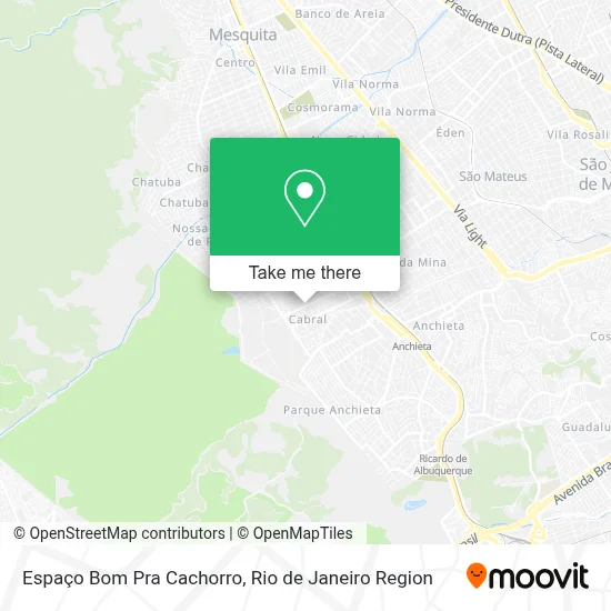 Espaço Bom Pra Cachorro map