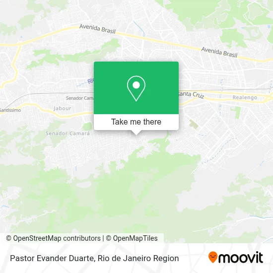 Pastor Evander Duarte map