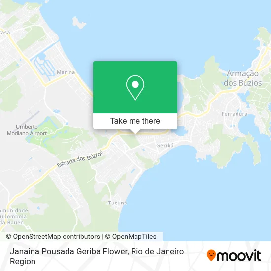 Janaina Pousada Geriba Flower map