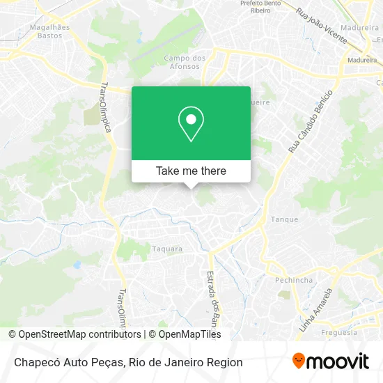 Chapecó Auto Peças map