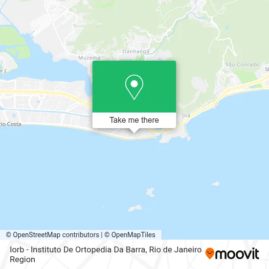 Iorb - Instituto De Ortopedia Da Barra map